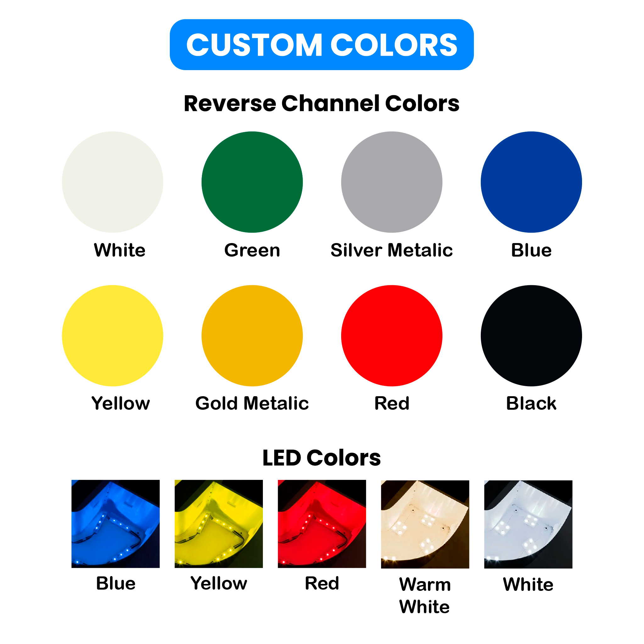 Reverse Channel Letters - Reyes Sign